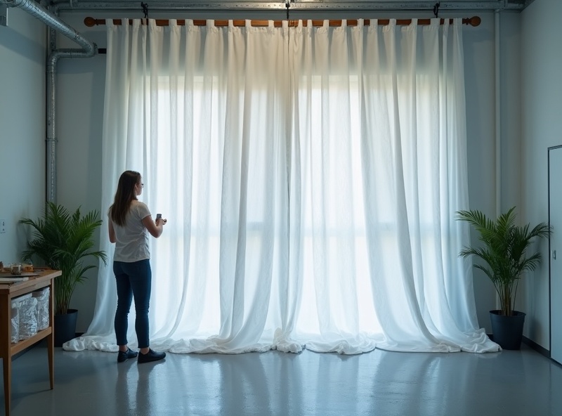 Professional Curtain Drying Process